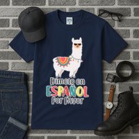 Dimelo en Espanol por Favor Spanish Llama Tall T-Shirt
