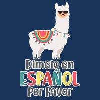 Dimelo en Espanol por Favor Spanish Llama Flatbill Hat