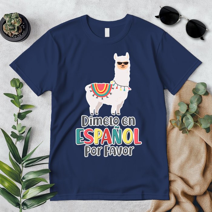 Dimelo en Espanol por Favor Spanish Llama Premium T-Shirt