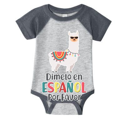 Dimelo en Espanol por Favor Spanish Llama Infant Baby Jersey Bodysuit