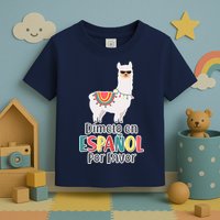Dimelo en Espanol por Favor Spanish Llama Toddler T-Shirt