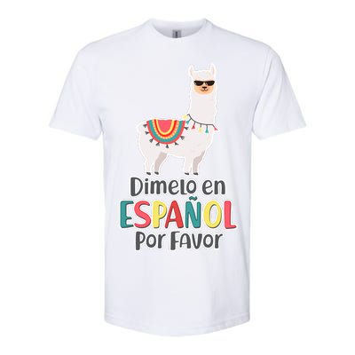 Dimelo en Espanol por Favor Spanish Llama Softstyle® CVC T-Shirt