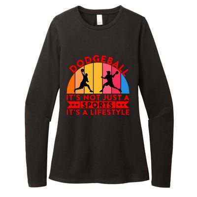 Dodgeball ItS Not Just A Sports ItS A Lifestyle Womens CVC Long Sleeve Shirt