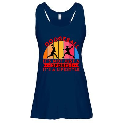 Dodgeball ItS Not Just A Sports ItS A Lifestyle Ladies Essential Flowy Tank