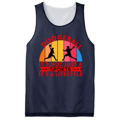 Dodgeball ItS Not Just A Sports ItS A Lifestyle Mesh Reversible Basketball Jersey Tank