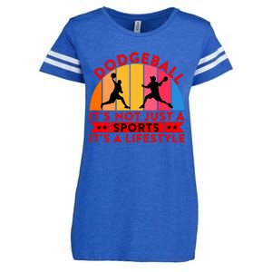 Dodgeball ItS Not Just A Sports ItS A Lifestyle Enza Ladies Jersey Football T-Shirt