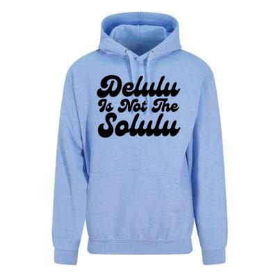 Delulu Is Not The Solulu Unisex Surf Hoodie