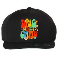 Drag Is Not A Crime Support LGBTQ Rights Drag Queen Groovy Wool Snapback Cap