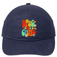 Drag Is Not A Crime Support LGBTQ Rights Drag Queen Groovy 7-Panel Snapback Hat