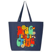 Drag Is Not A Crime Support LGBTQ Rights Drag Queen Groovy 25L Jumbo Tote