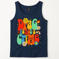 Drag Is Not A Crime Support LGBTQ Rights Drag Queen Groovy Tank Top