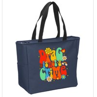 Drag Is Not A Crime Support LGBTQ Rights Drag Queen Groovy Zip Tote Bag