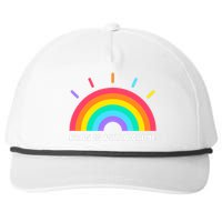 Drag Is Not A Crime Support Drag Queens LGBTQ Rights Rainbow Snapback Five-Panel Rope Hat