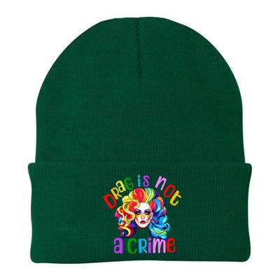 Drag Is Not A Crime Fabulous Drag Queen Lgbtq Equality Pride Knit Cap Winter Beanie