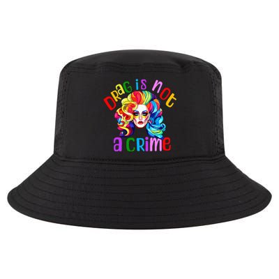 Drag Is Not A Crime Fabulous Drag Queen Lgbtq Equality Pride Cool Comfort Performance Bucket Hat