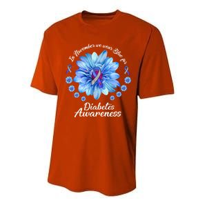 Daisy In November We Wear Blue For Diabetes Awareness Gift Performance Sprint T-Shirt