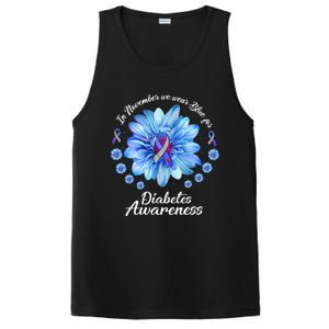 Daisy In November We Wear Blue For Diabetes Awareness Gift PosiCharge Competitor Tank