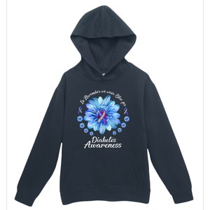 Daisy In November We Wear Blue For Diabetes Awareness Gift Urban Pullover Hoodie