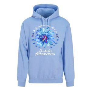 Daisy In November We Wear Blue For Diabetes Awareness Gift Unisex Surf Hoodie