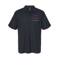 Drag Is Not A Crime Support Queens LGBTQ Softstyle Adult Sport Polo