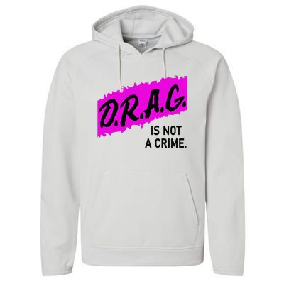 Drag Is Not A Crime, Drag Queen Performance Fleece Hoodie