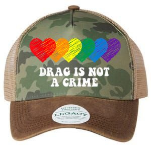 Drag Is Not A Crime LGBT Legacy Tie Dye Trucker Hat