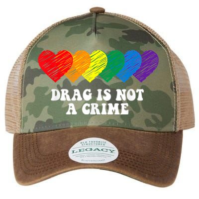 Drag Is Not A Crime LGBT Legacy Tie Dye Trucker Hat