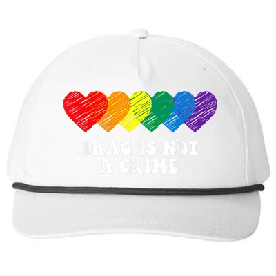 Drag Is Not A Crime LGBT Snapback Five-Panel Rope Hat