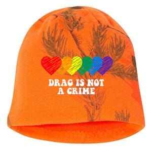 Drag Is Not A Crime LGBT Kati - Camo Knit Beanie