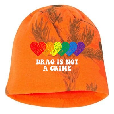 Drag Is Not A Crime LGBT Kati - Camo Knit Beanie