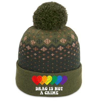 Drag Is Not A Crime LGBT The Baniff Cuffed Pom Beanie