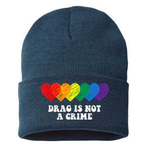 Drag Is Not A Crime LGBT Sustainable Knit Beanie