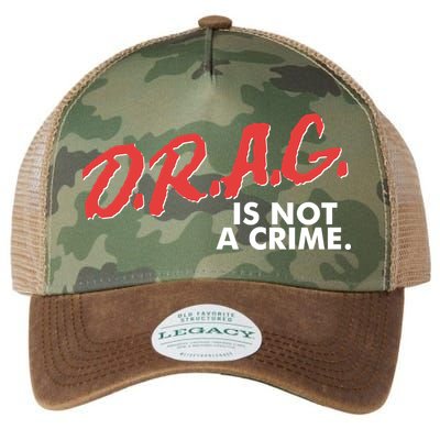DRAG Is Not A Crime Legacy Tie Dye Trucker Hat
