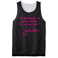 Democracy Is Not A State It Is An Act John Lewis Mesh Reversible Basketball Jersey Tank