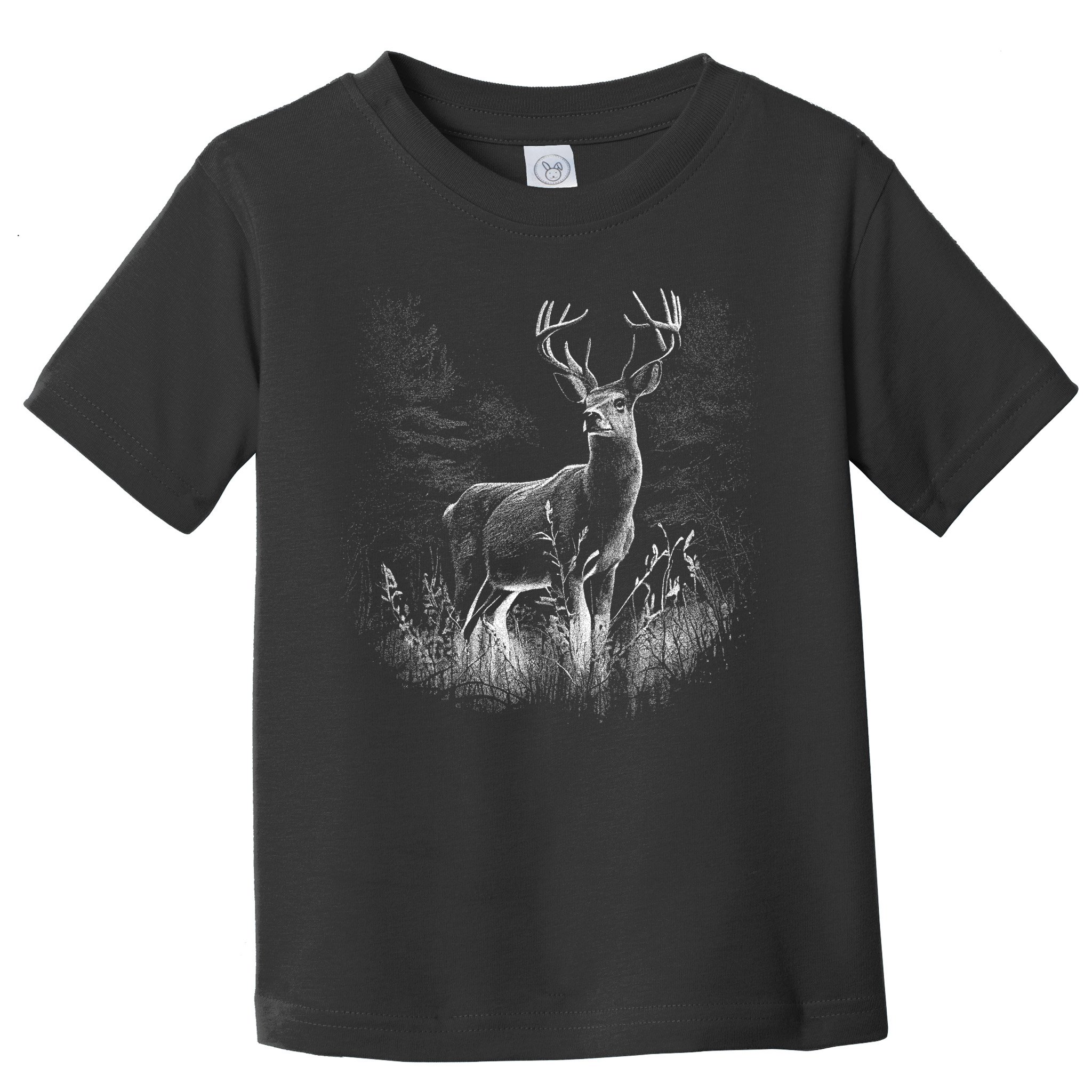 Deer In Nature Realistic Toddler T-Shirt