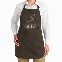 Deer In Nature Realistic Apron