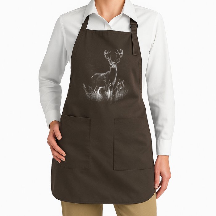 Deer In Nature Realistic Apron