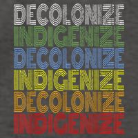 DECOLONIZE INDIGENIZE Native American Education Gift Vector Backpack