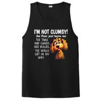 Dogs IM Not Clumsy The Floor Just Hates Me The Table PosiCharge Competitor Tank