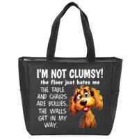 Dogs IM Not Clumsy The Floor Just Hates Me The Table Zip Tote Bag