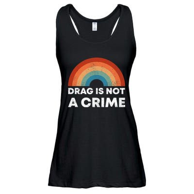 Drag Is Not A Crime Support Drag In Tenesssee LGBT Pride Gay Ladies Essential Flowy Tank