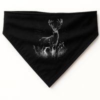 Deer In Nature Realistic USA-Made Doggie Bandana