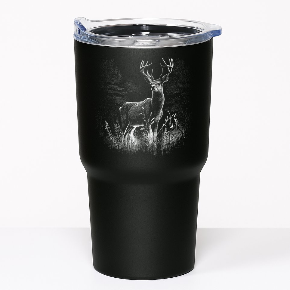 Deer In Nature Realistic Tumbler