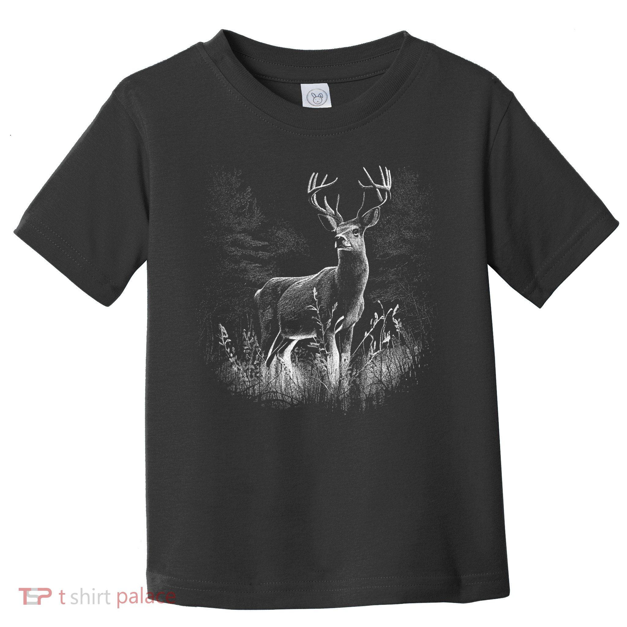 Deer In Nature Realistic Toddler T-Shirt