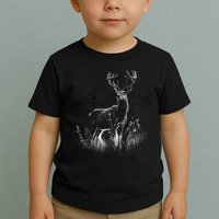 Deer In Nature Realistic Toddler T-Shirt