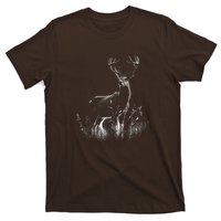 Deer In Nature Realistic T-Shirt