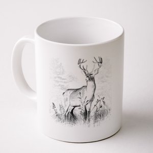 Deer In Nature Realistic Coffee Mug