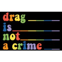 Drag Is Not A Crime Pride Month LGBT Bumper Sticker