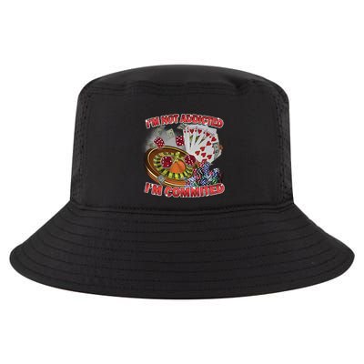 Driptoosoft IM Not Addicted IM Committed New Cool Comfort Performance Bucket Hat