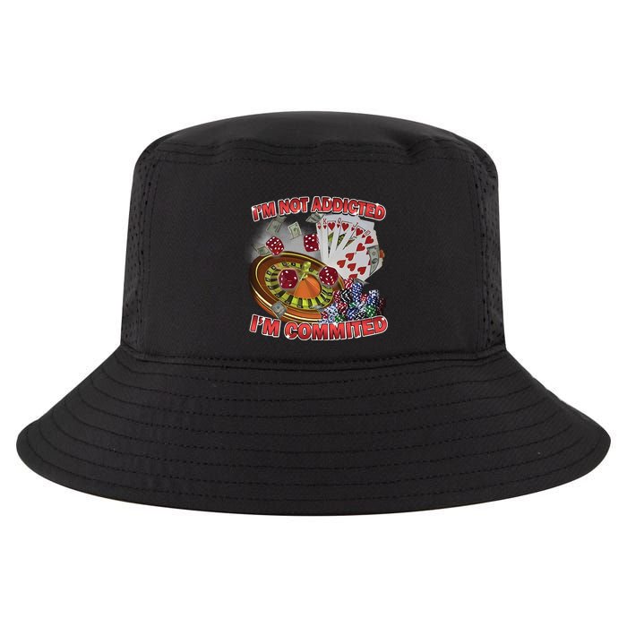 Driptoosoft IM Not Addicted IM Committed New Cool Comfort Performance Bucket Hat